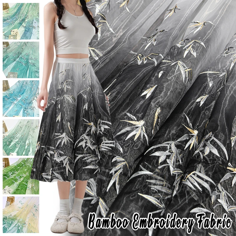 Bamboo Embroidered Organza Fab - Embroidery Horse recensie en prijs