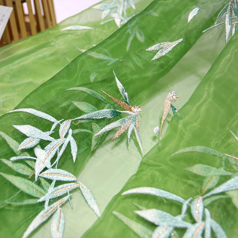 Bamboo Embroidered Organza Fab - Embroidery Horse recensie en prijs