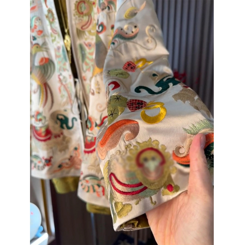 New Chinese Style Kimono Cardi - Embroidery Origin recensie en prijs
