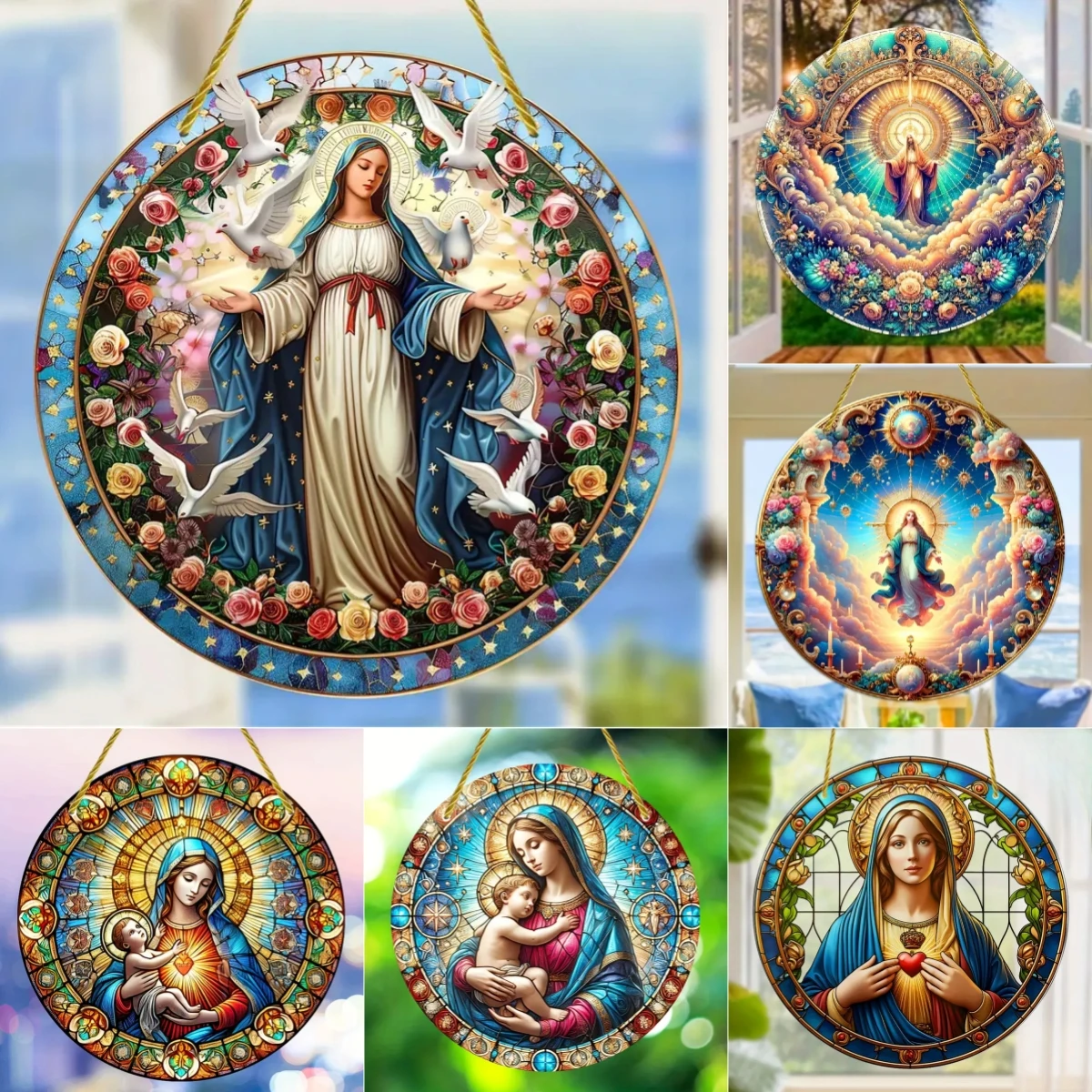 Christian Religion Mary Suncat - Embroidery Garden recensie en prijs