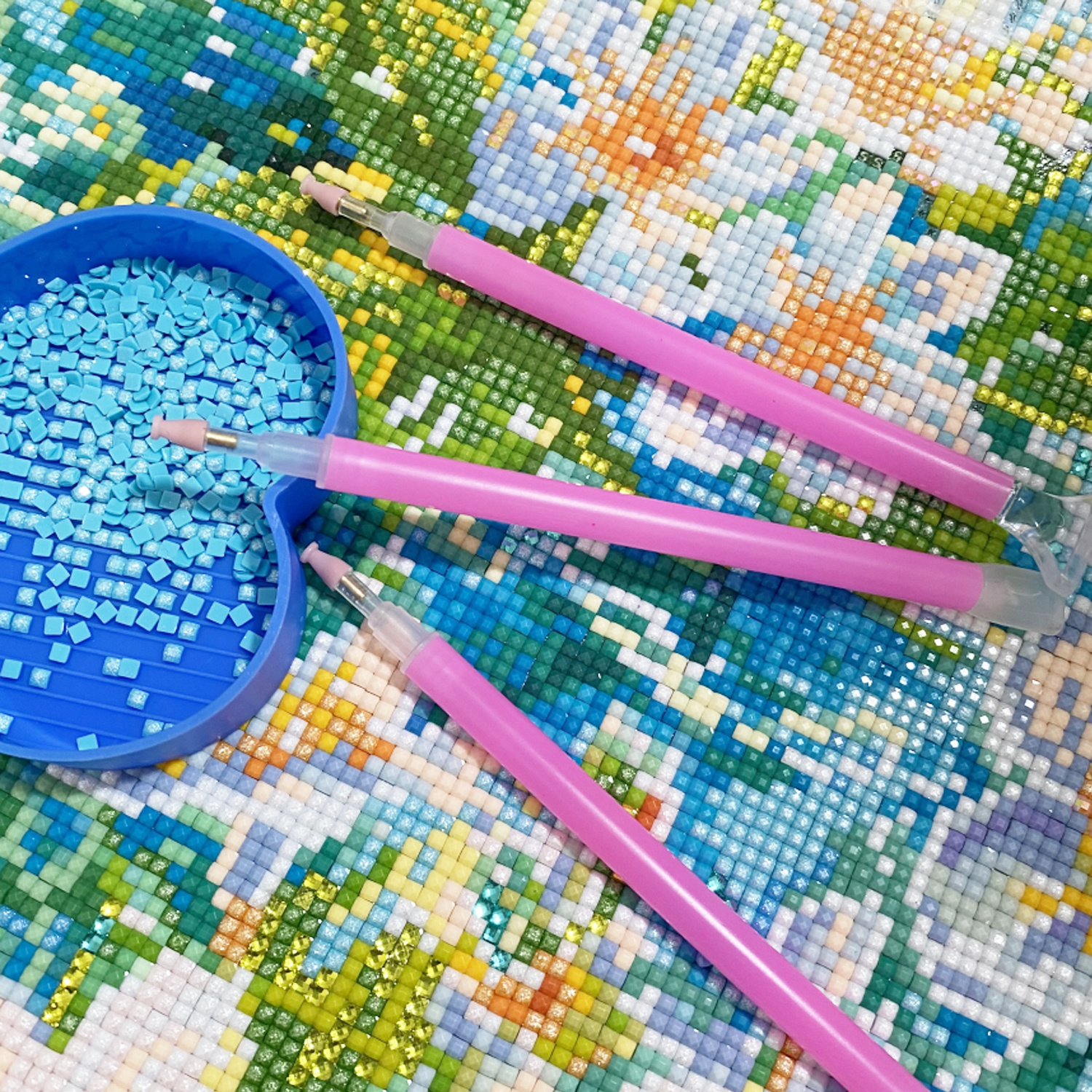 10 Silicone Tips & 3 Pens Diam - Embroidery Kit Starter recensie en prijs
