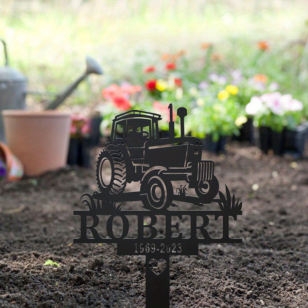 Custom Farmer Memorial Metal S - Embroidery Garden recensie en prijs