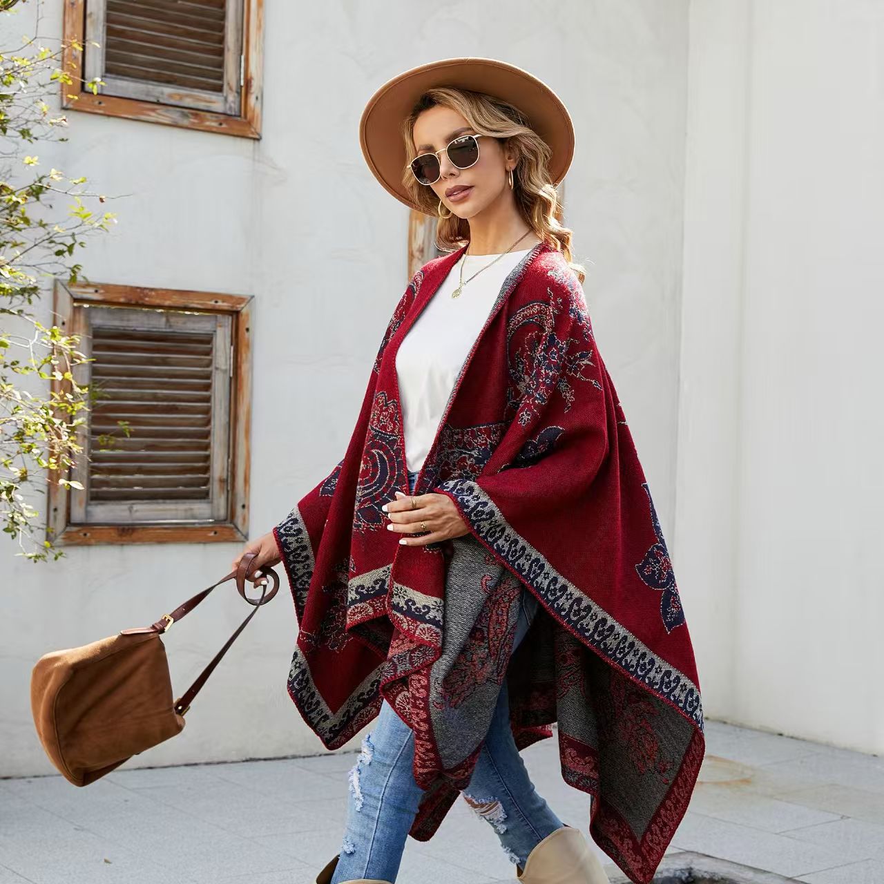 Patterned Faux Cashmere Warm S - Embroidery X Pattern recensie en prijs