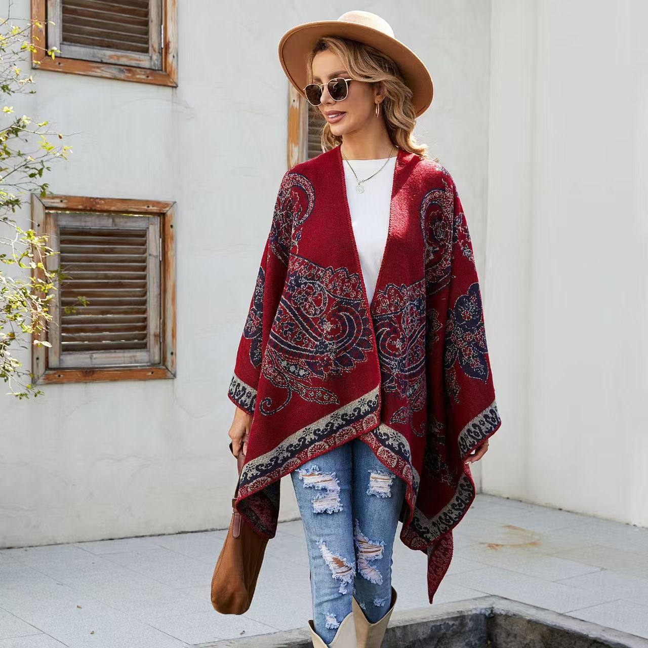 Patterned Faux Cashmere Warm S - Embroidery X Pattern recensie en prijs