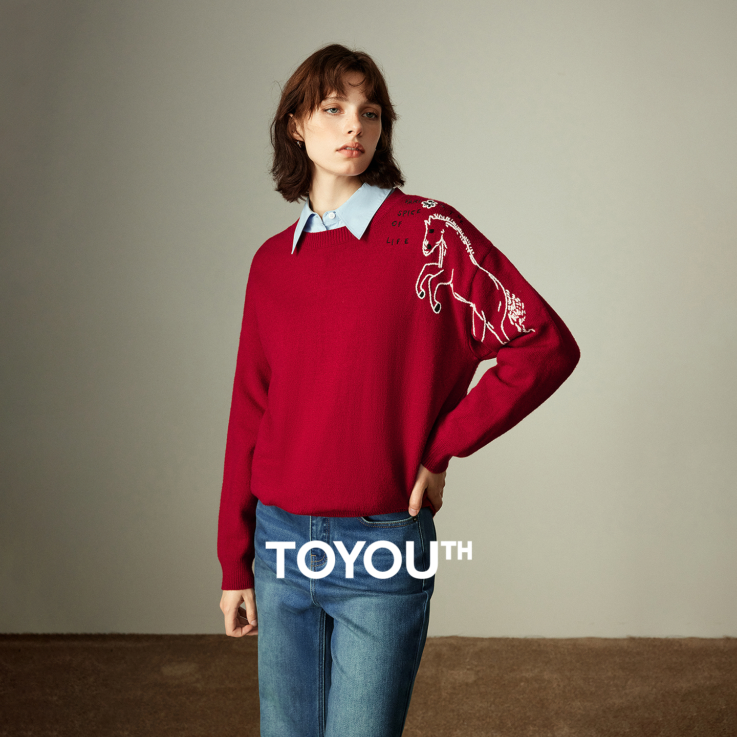 TOYOUTH Women's Arctic Fleece  - Embroidery Horse recensie en prijs