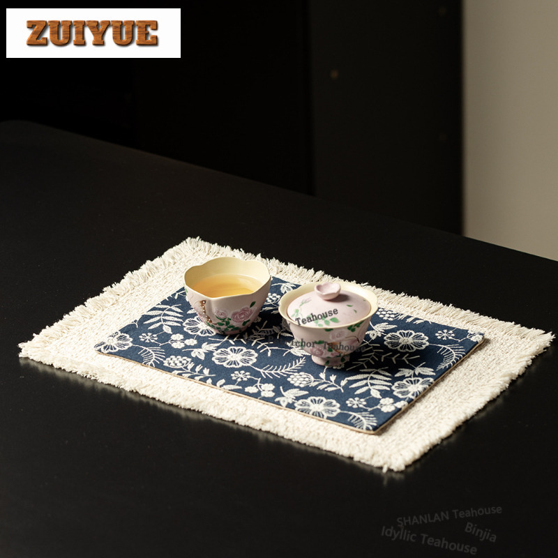 Embroidery Double-layer Tea Ta - Embroidery Cloth recensie en prijs