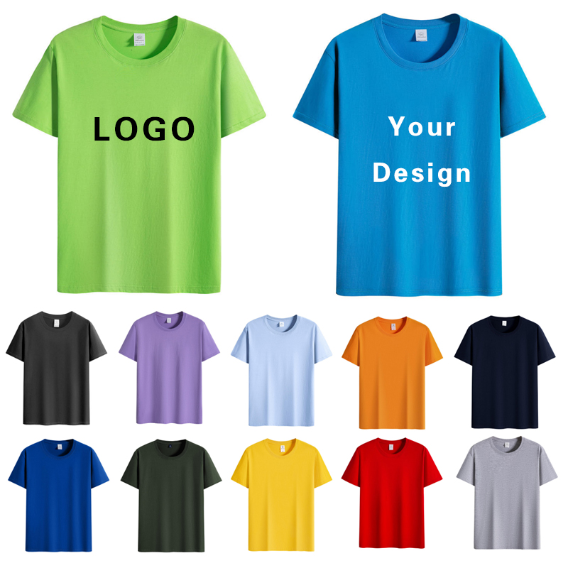 180g Cotton T Shirt Print Logo - Embroidery Name Designs recensie en prijs