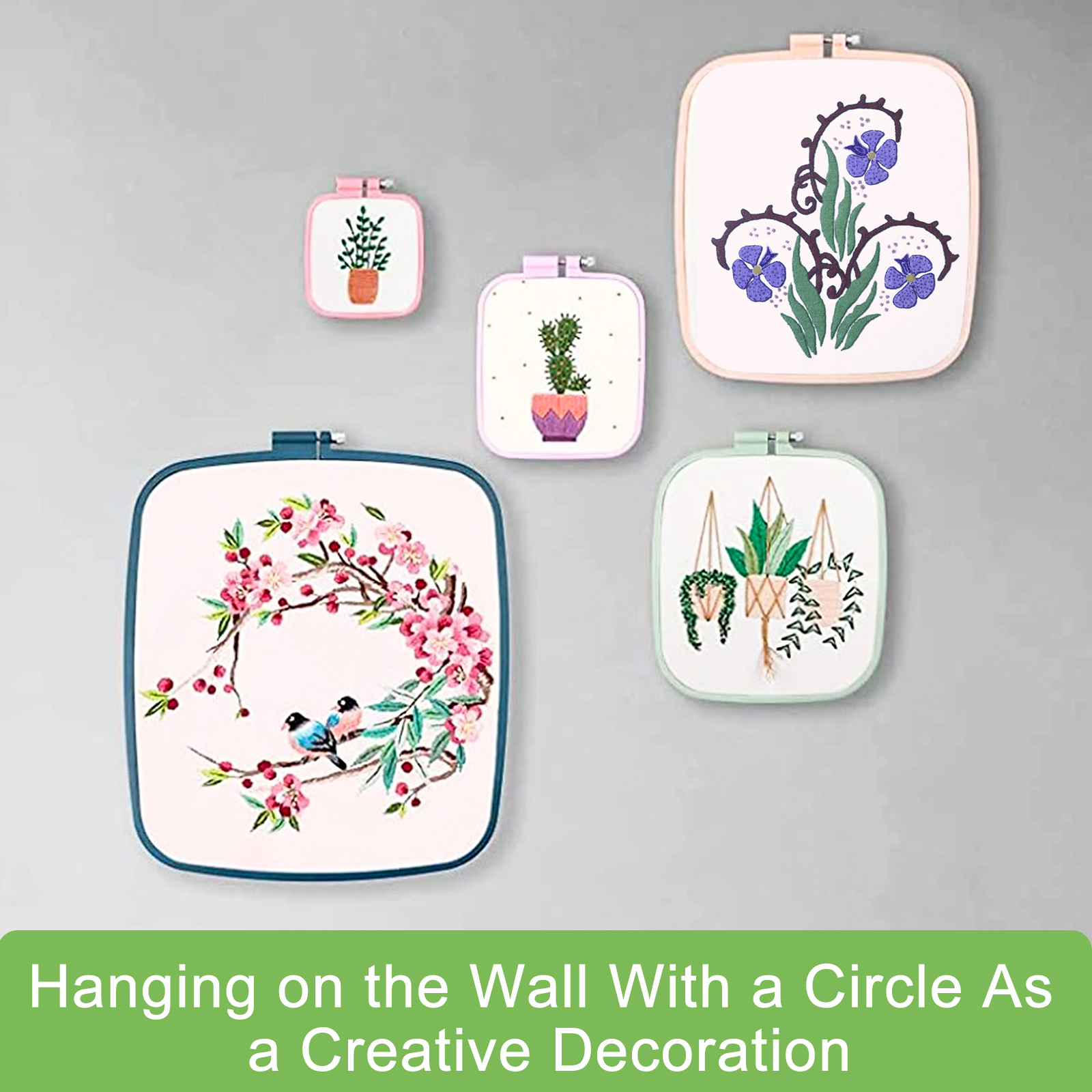 4/5Pcs Square Embroidery Hoops - Embroidery Hoop Plastic recensie en prijs