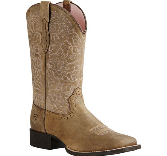 Men's Brown Leather Cowboy Boo - Embroidery Free Pattern recensie en prijs
