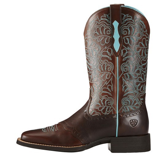 Men's Brown Leather Cowboy Boo - Embroidery Free Pattern recensie en prijs