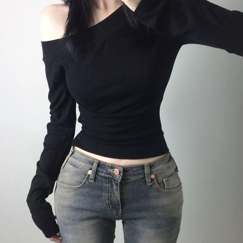 Y2K Vintage Pleated Button T-S - Embroidery Origin recensie en prijs