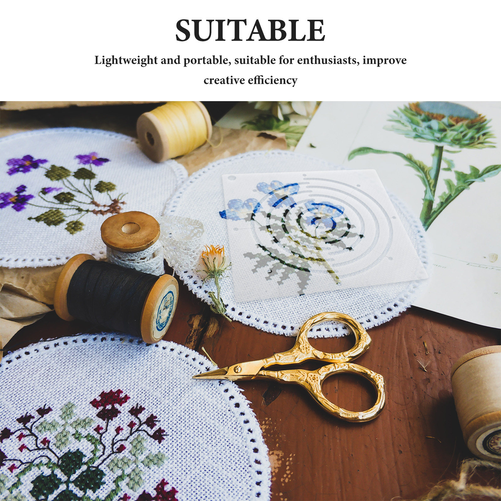 4Pcs Transparent Acrylic Quilt - Embroidery Free Pattern recensie en prijs