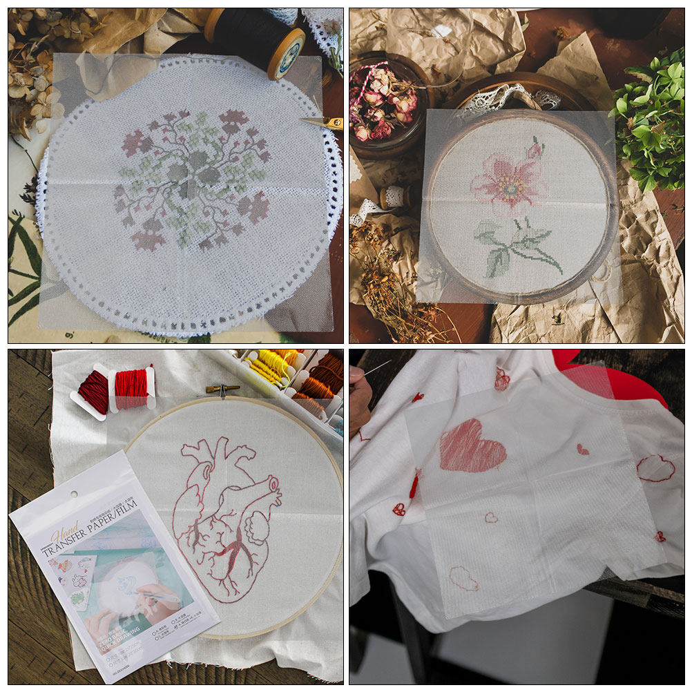 8Pcs Water Soluble Embroidery  - Embroidery Free Pattern recensie en prijs