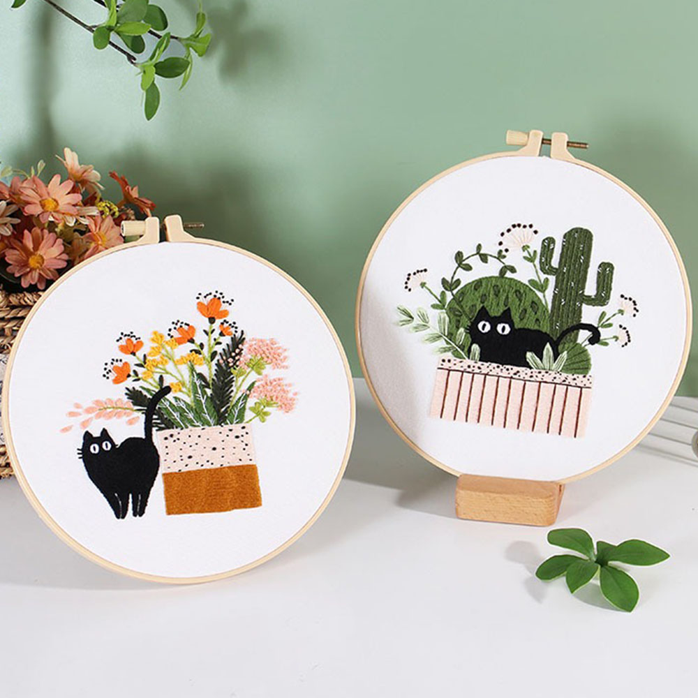 Embroidery Kit with Black Cat  - Embroidery Ideas For Bags recensie en prijs