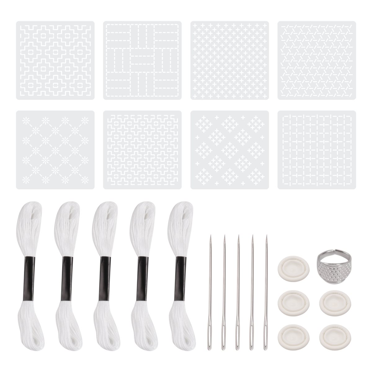 （SAME DAY）24Pcs Plastic -Stenc - Embroidery X Pattern recensie en prijs
