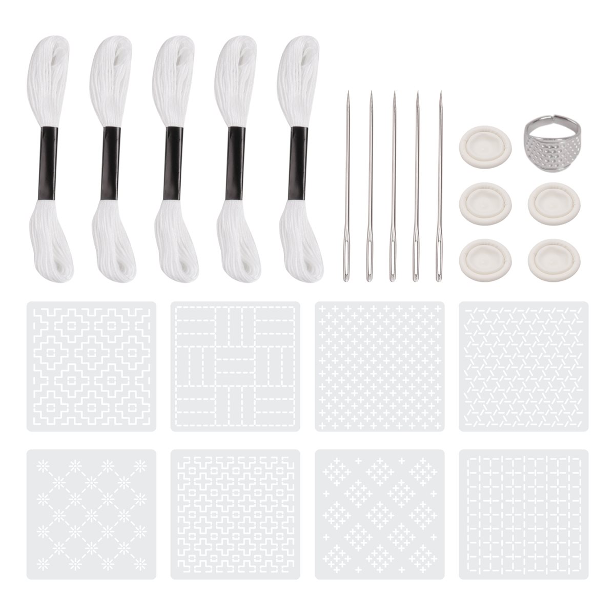（SAME DAY）24Pcs Plastic -Stenc - Embroidery X Pattern recensie en prijs