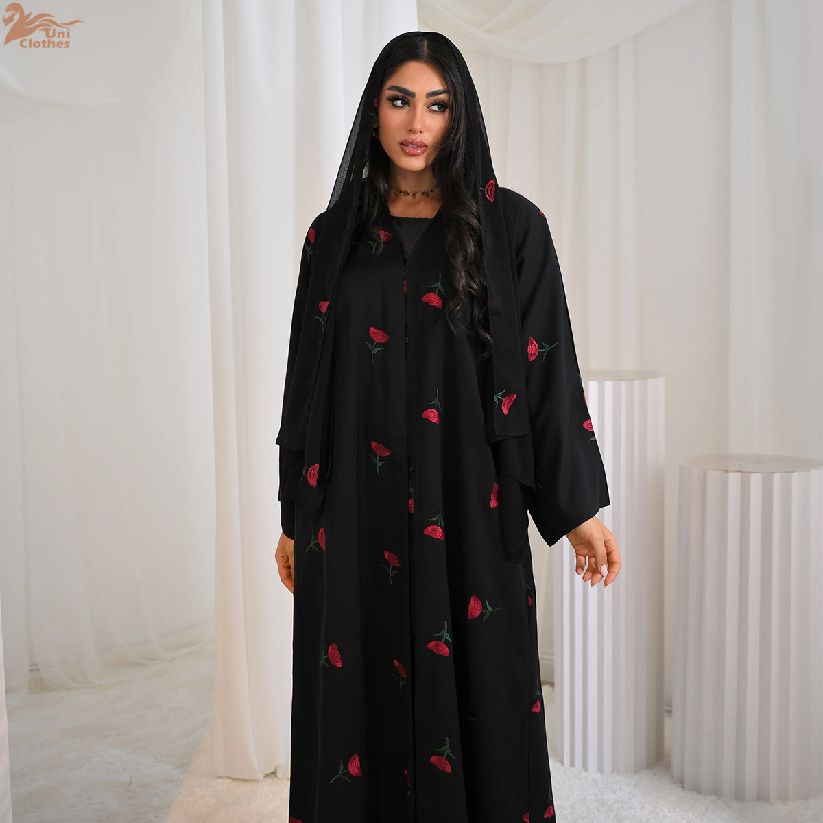 Uni Abaya 2025 Women's Clothin - Embroidery Hijab recensie en prijs