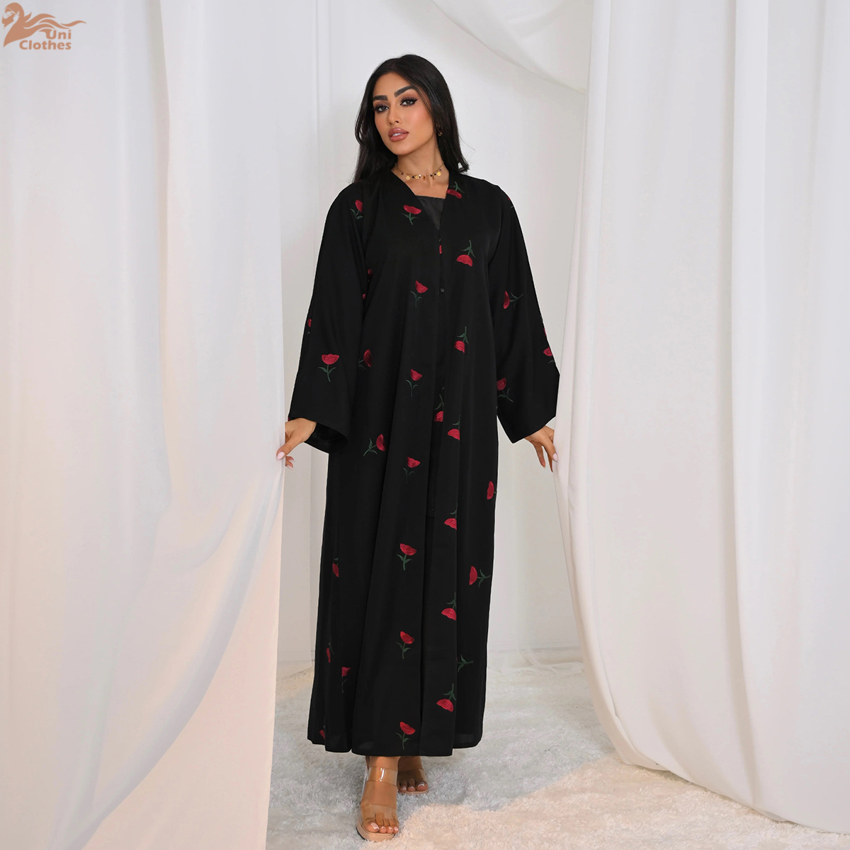 Uni Abaya 2025 Women's Clothin - Embroidery Hijab recensie en prijs