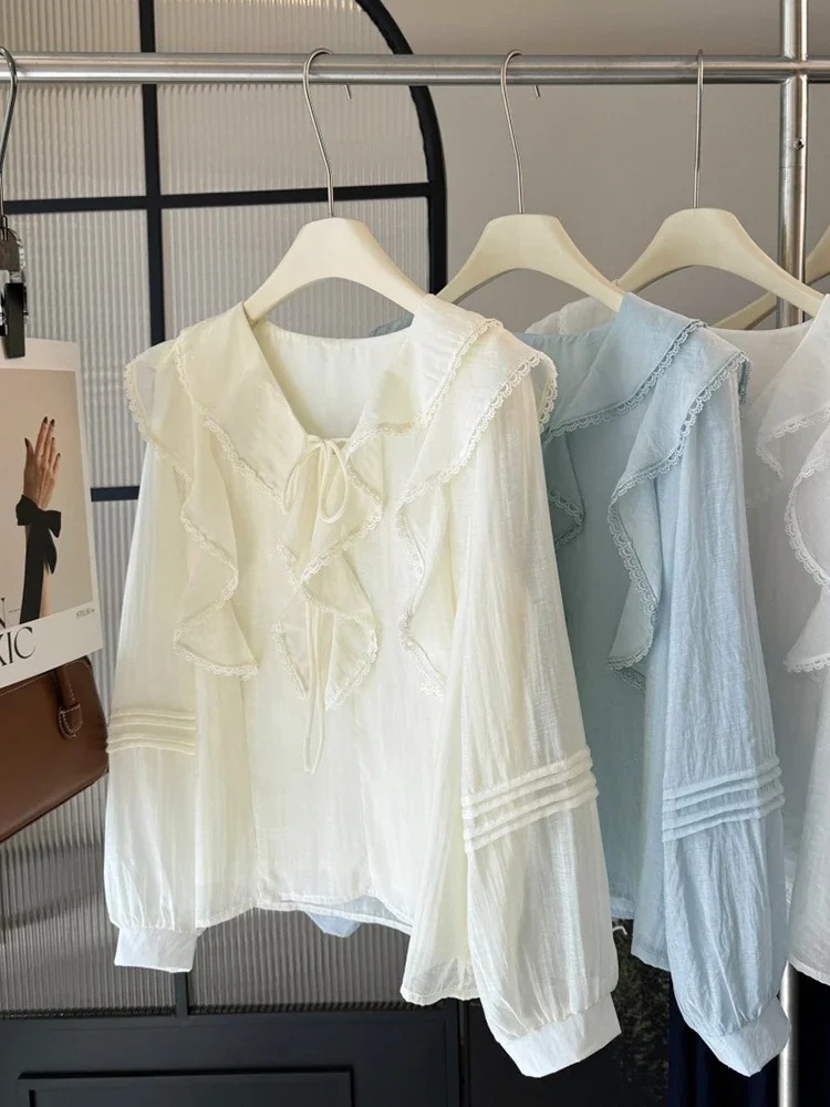 French V-Neck Chic Long Sleeve - Embroidery Origin recensie en prijs