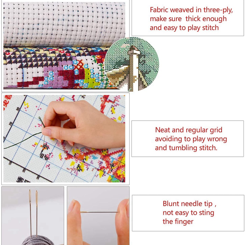 AEE2-Cross Stitch Stamped Kits - Embroidery X Pattern recensie en prijs