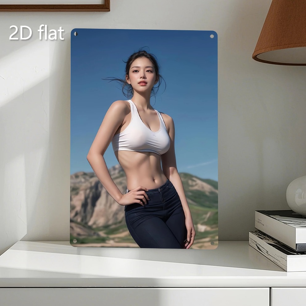 Confident Girl Iron Wall Art,  - Embroidery Garden recensie en prijs