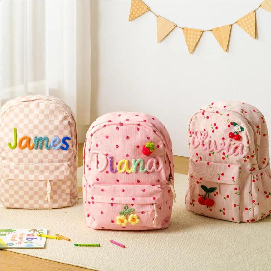 Custom Cute Backpack For Kids  - Embroidery Name Designs recensie en prijs