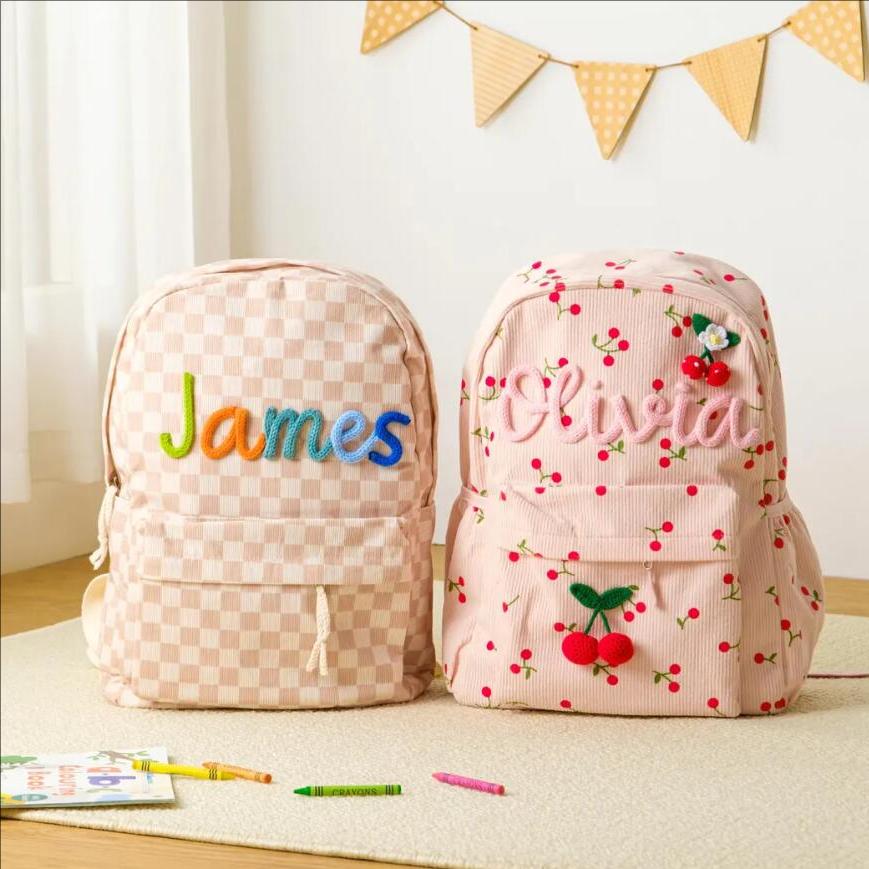 Custom Cute Backpack For Kids  - Embroidery Name Designs recensie en prijs