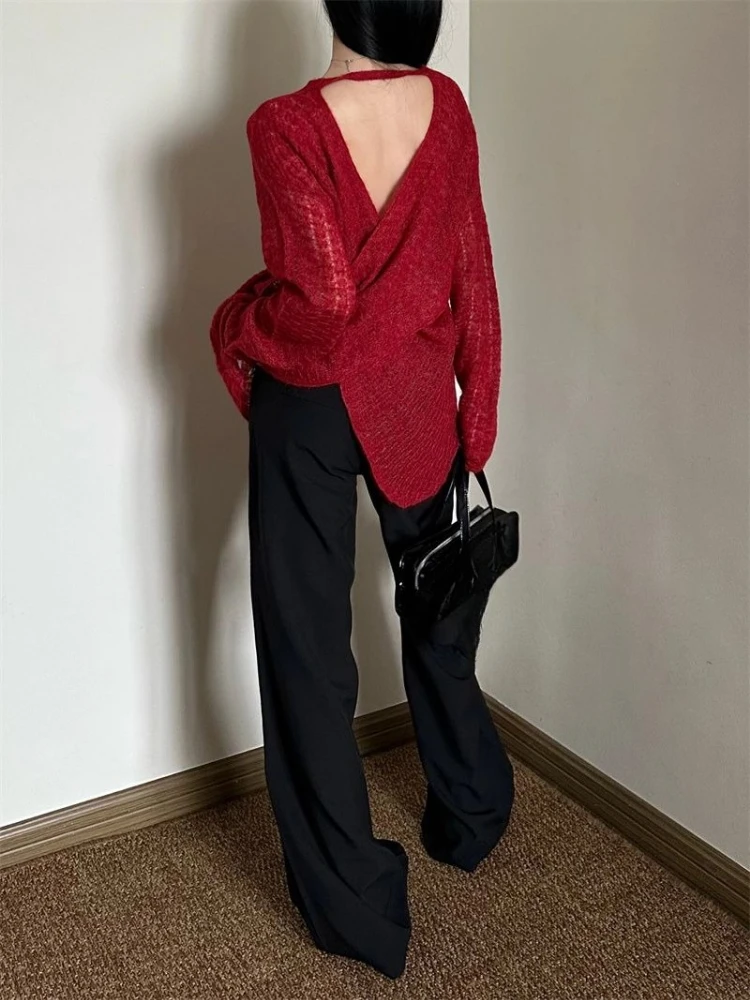 Y2K See-Through Knitted Women' - Embroidery Origin recensie en prijs