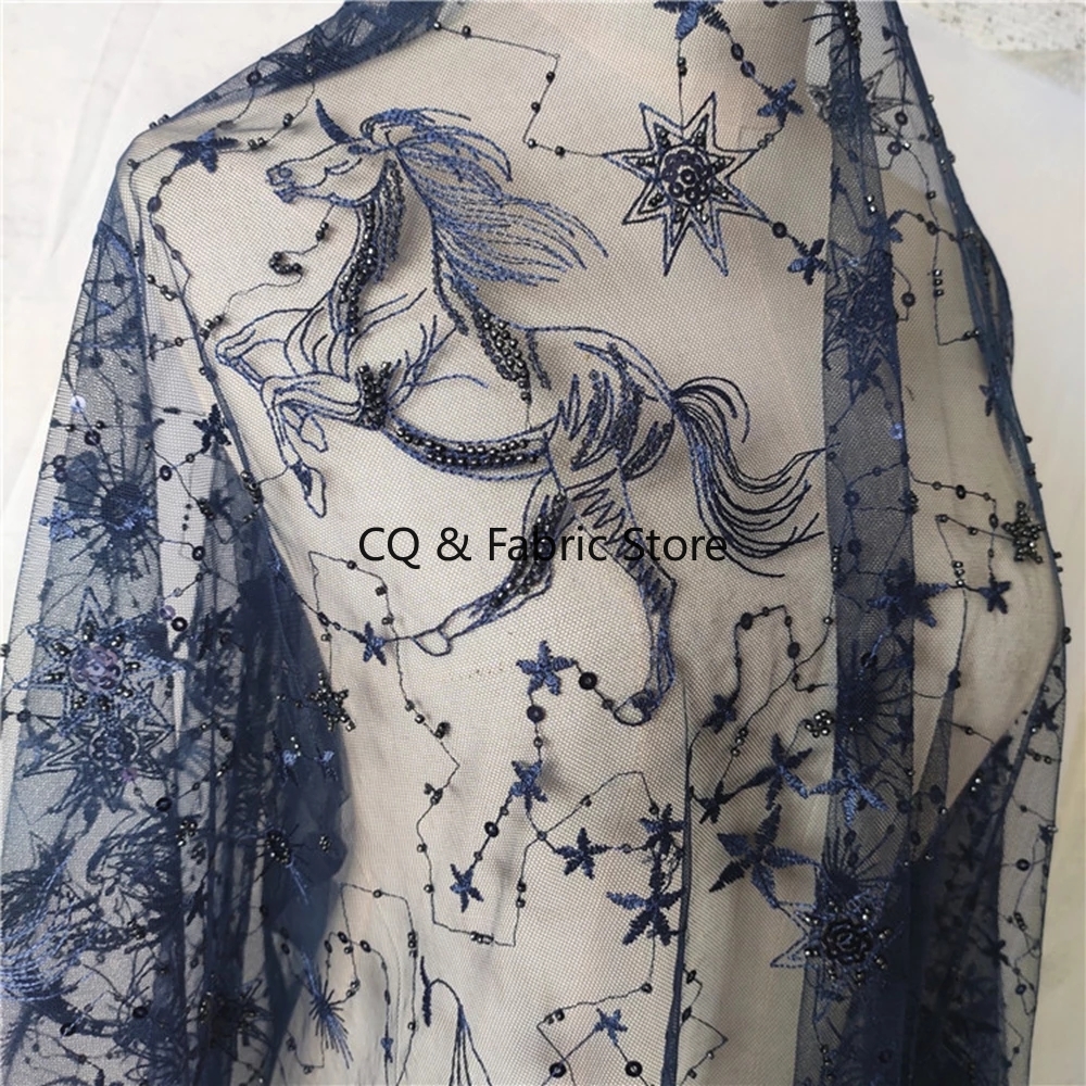 3D Embroidery Beaded And Sequi - Embroidery Horse recensie en prijs