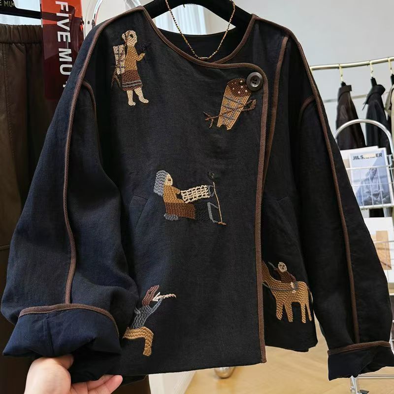 Heavy Embroidery Round Neck Sh - Embroidery Origin recensie en prijs